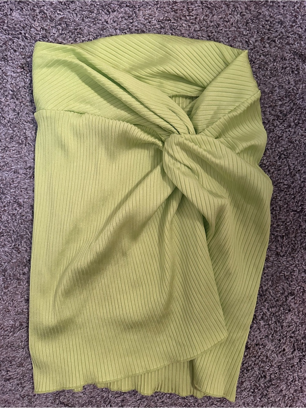 MONDAY SWIMWEAR Andros Mini Sarong - Zest Wide Rib: SIZE M/L